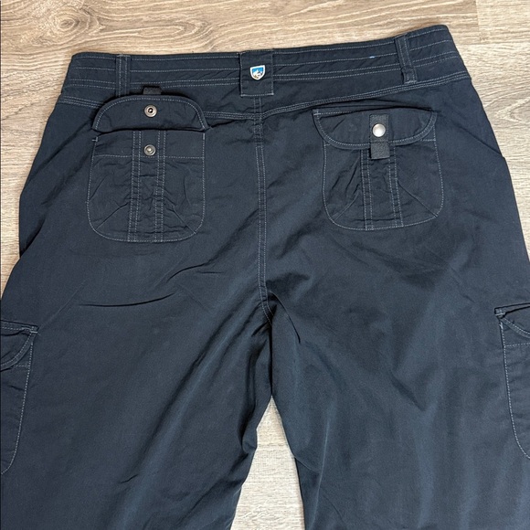 KUHL Women’s Black Freeflex Roll-Up Hiking Pants Sz 16 Short - Picture 5 of 12